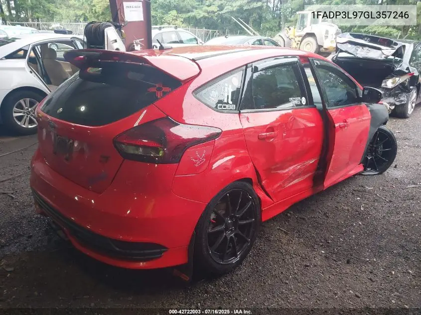 2016 Ford Focus St VIN: 1FADP3L97GL357246 Lot: 42722003