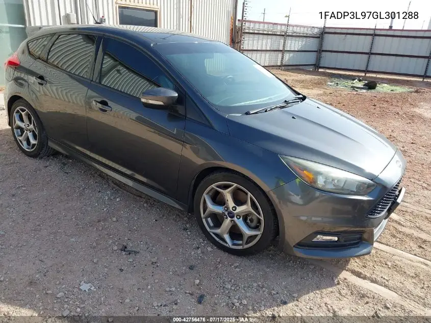 2016 Ford Focus St VIN: 1FADP3L97GL301288 Lot: 42756476
