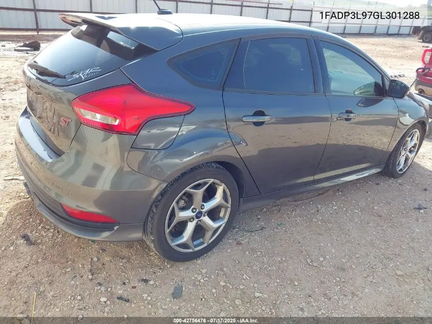 2016 Ford Focus St VIN: 1FADP3L97GL301288 Lot: 42756476