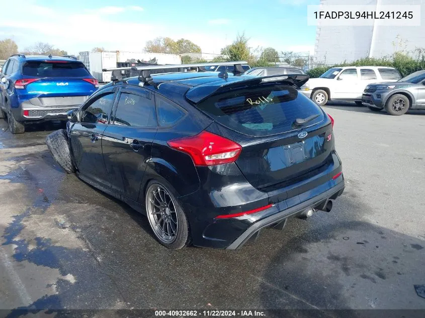 2017 Ford Focus St VIN: 1FADP3L94HL241245 Lot: 40932662