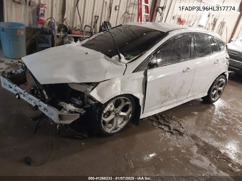 2017 Ford Focus St VIN: 1FADP3L96HL317774 Lot: 41268233