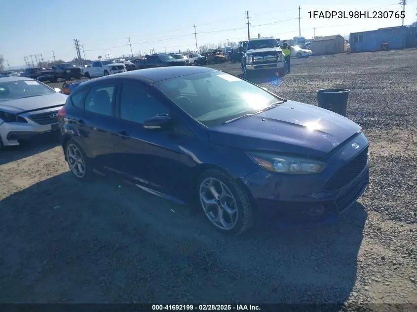 2017 Ford Focus St VIN: 1FADP3L98HL230765 Lot: 41692199