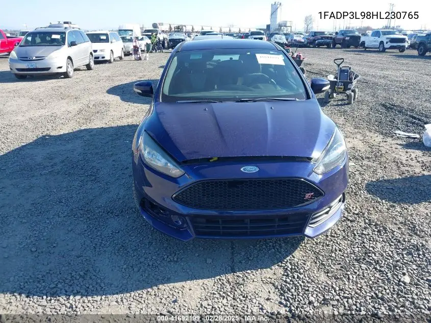 2017 Ford Focus St VIN: 1FADP3L98HL230765 Lot: 41692199