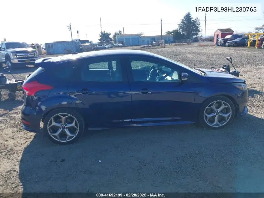 2017 Ford Focus St VIN: 1FADP3L98HL230765 Lot: 41692199