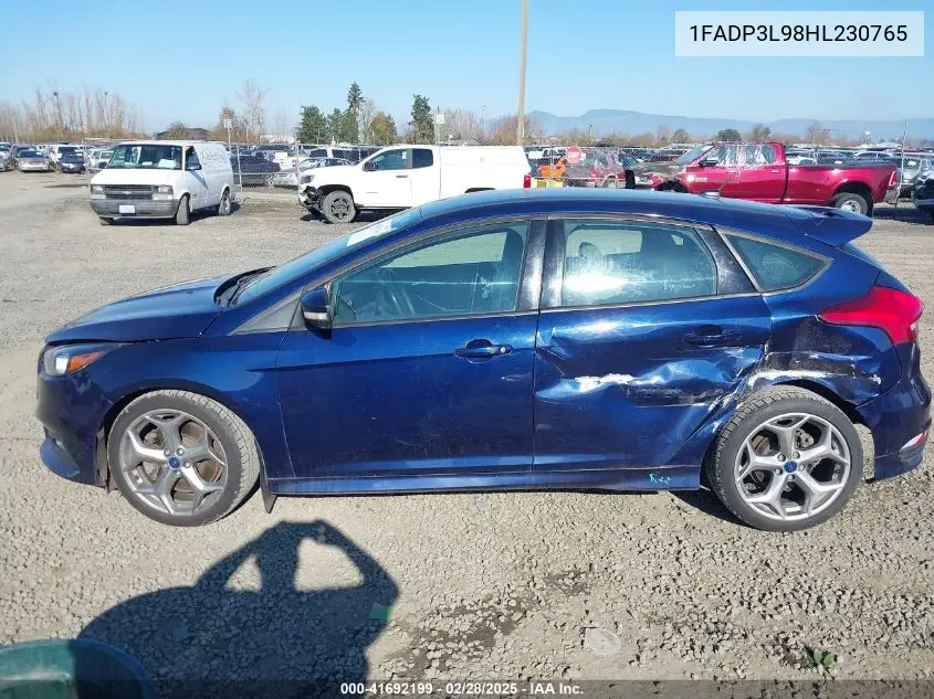 2017 Ford Focus St VIN: 1FADP3L98HL230765 Lot: 41692199