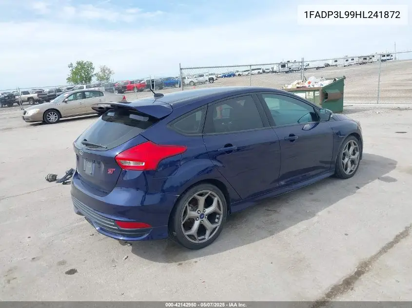 2017 Ford Focus St VIN: 1FADP3L99HL241872 Lot: 42142950