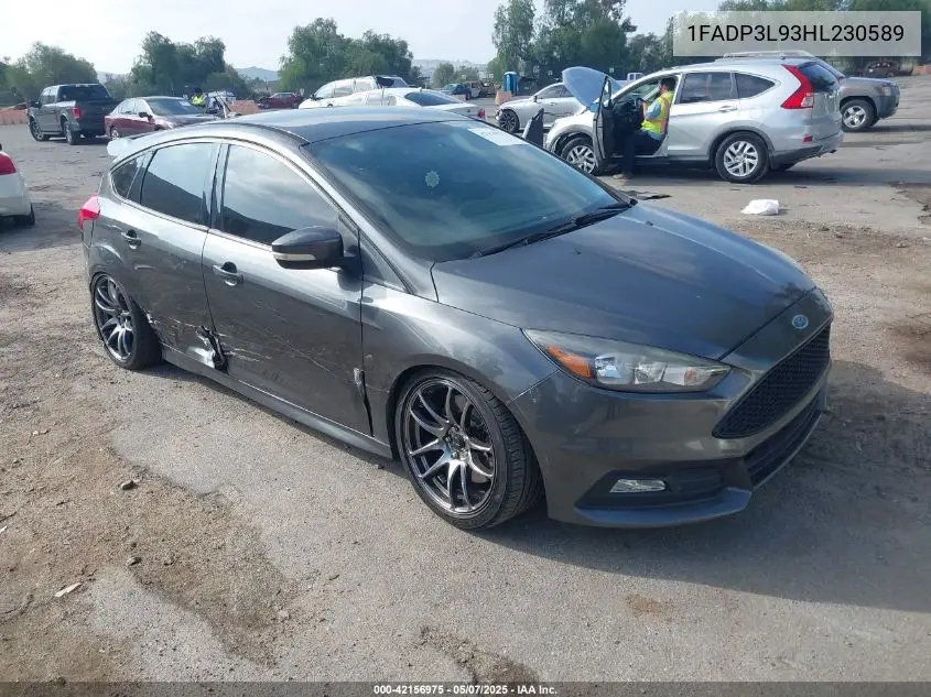 2017 Ford Focus St VIN: 1FADP3L93HL230589 Lot: 42156975