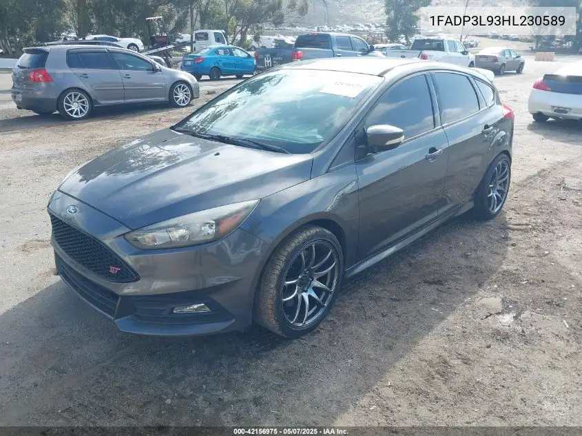 2017 Ford Focus St VIN: 1FADP3L93HL230589 Lot: 42156975