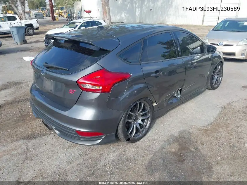 2017 Ford Focus St VIN: 1FADP3L93HL230589 Lot: 42156975