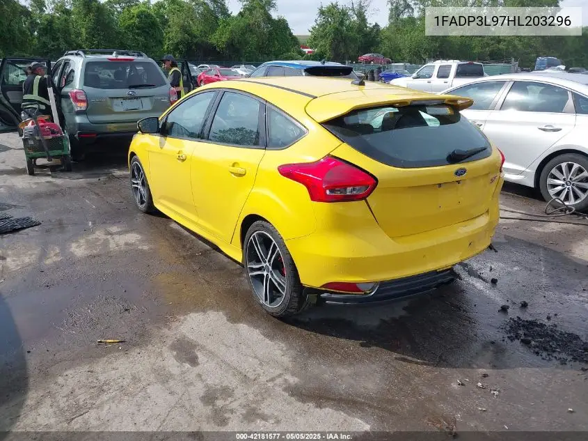 2017 Ford Focus St VIN: 1FADP3L97HL203296 Lot: 42181577