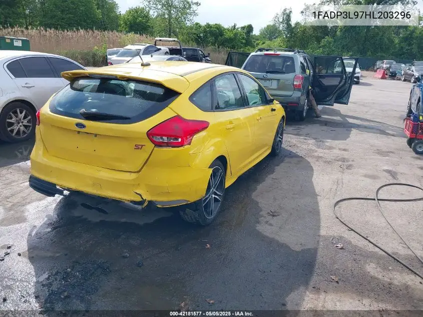 2017 Ford Focus St VIN: 1FADP3L97HL203296 Lot: 42181577