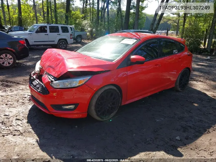 2017 Ford Focus St VIN: 1FADP3L93HL307249 Lot: 42332578