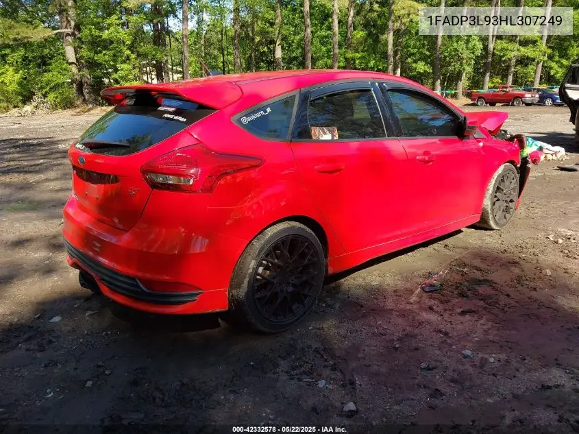 2017 Ford Focus St VIN: 1FADP3L93HL307249 Lot: 42332578