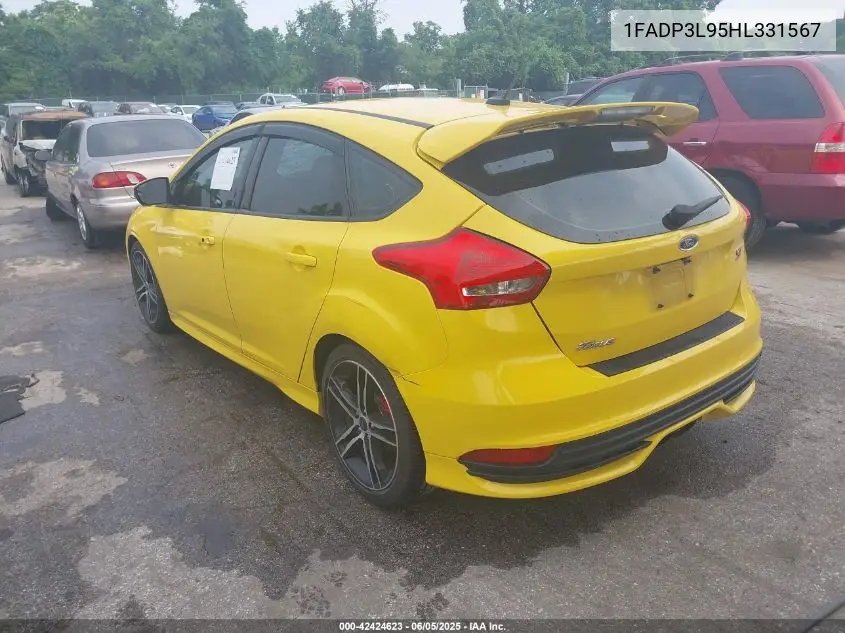 2017 Ford Focus St VIN: 1FADP3L95HL331567 Lot: 42424623