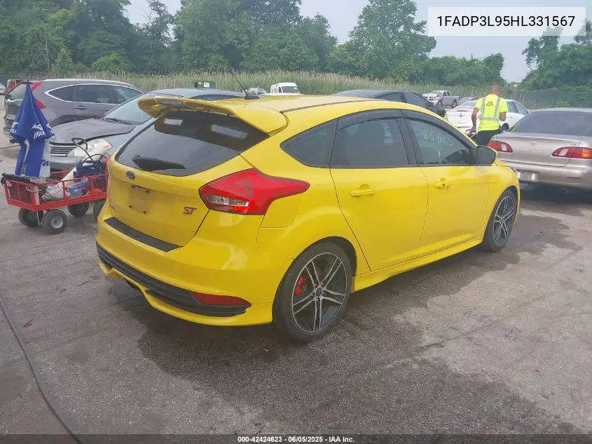 2017 Ford Focus St VIN: 1FADP3L95HL331567 Lot: 42424623