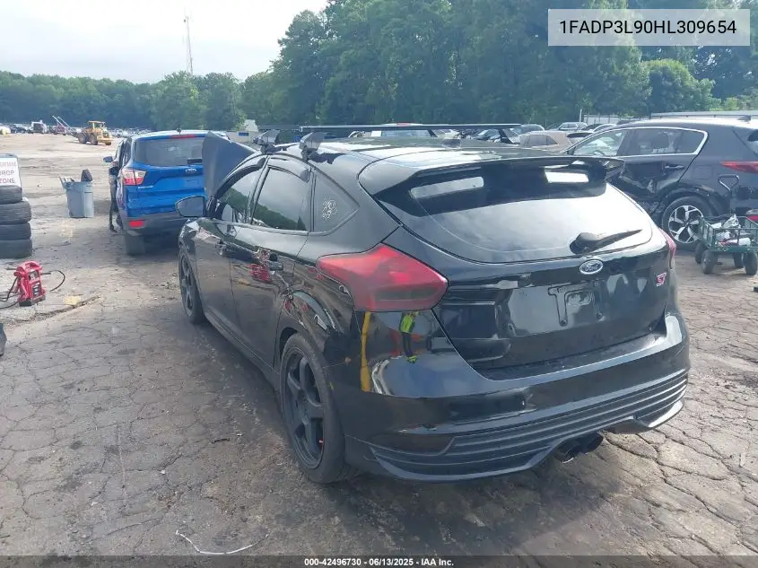 2017 Ford Focus St VIN: 1FADP3L90HL309654 Lot: 42496730