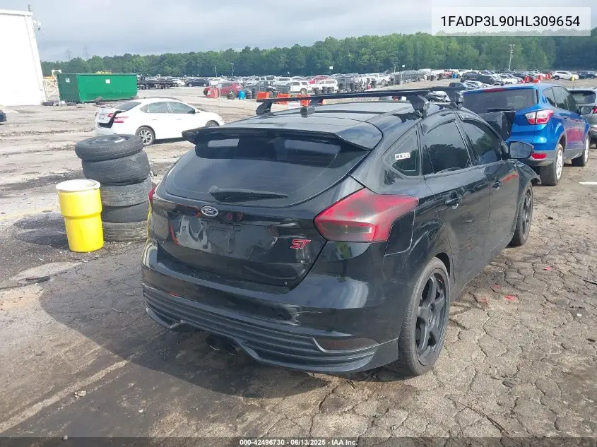 2017 Ford Focus St VIN: 1FADP3L90HL309654 Lot: 42496730