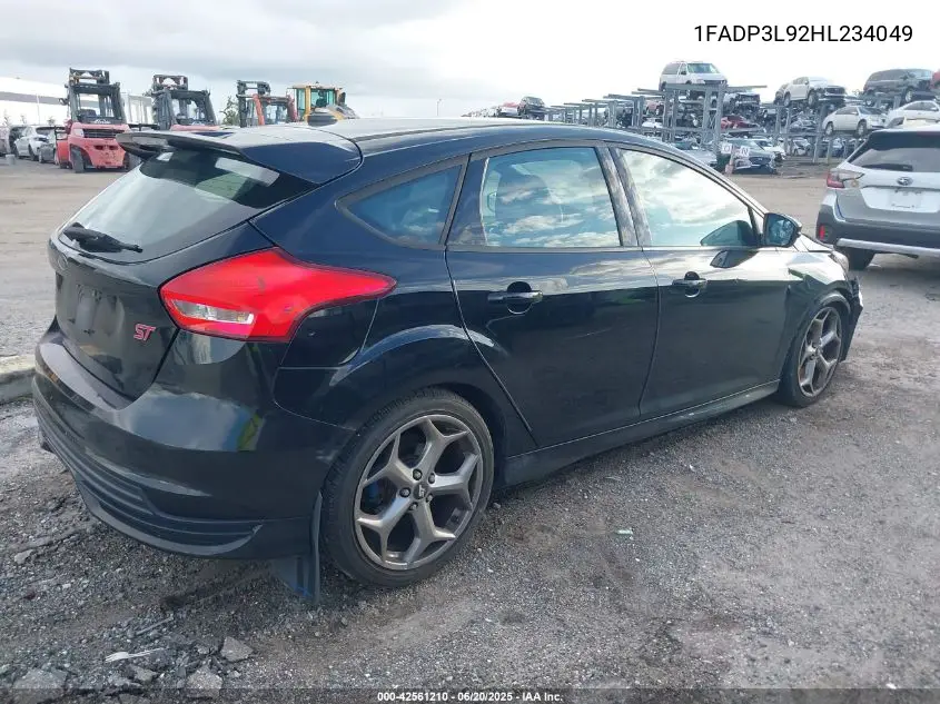 2017 Ford Focus St VIN: 1FADP3L92HL234049 Lot: 42561210