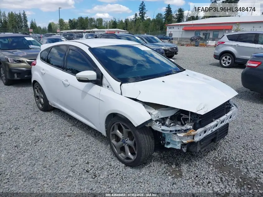 2017 Ford Focus St VIN: 1FADP3L96HL348474 Lot: 42648453