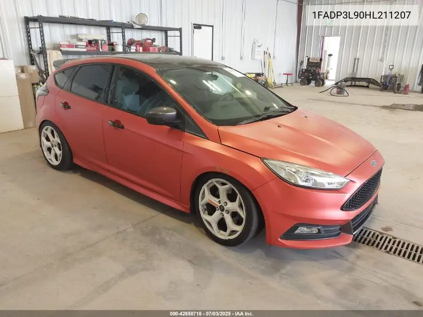 2017 Ford Focus St VIN: 1FADP3L90HL211207 Lot: 42658718