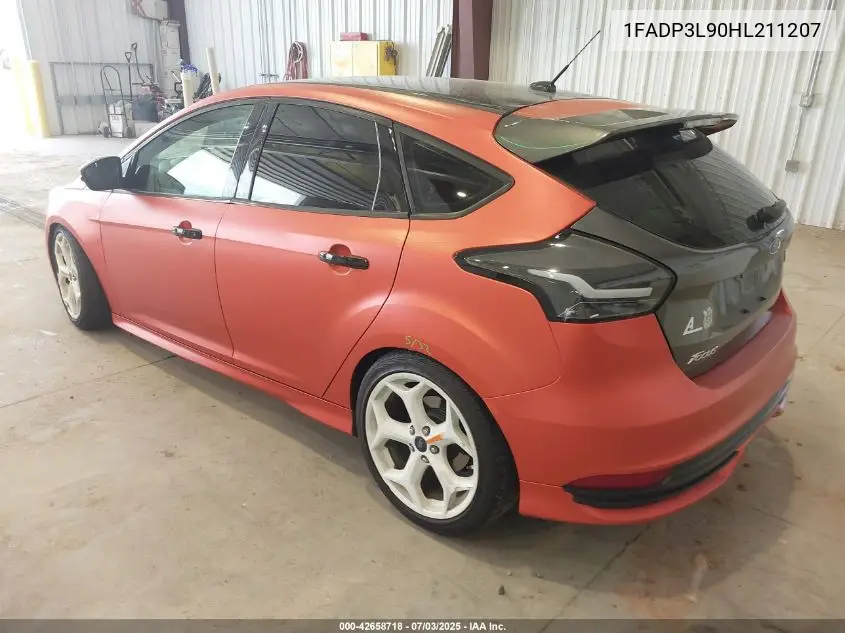 2017 Ford Focus St VIN: 1FADP3L90HL211207 Lot: 42658718