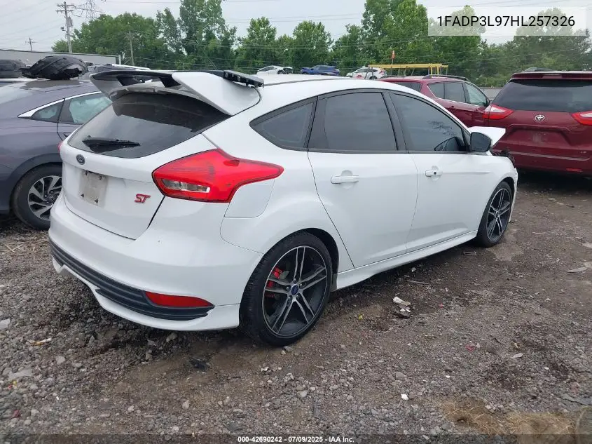 2017 Ford Focus St VIN: 1FADP3L97HL257326 Lot: 42690242