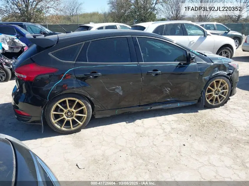 2018 Ford Focus St VIN: 1FADP3L92JL220352 Lot: 41725604
