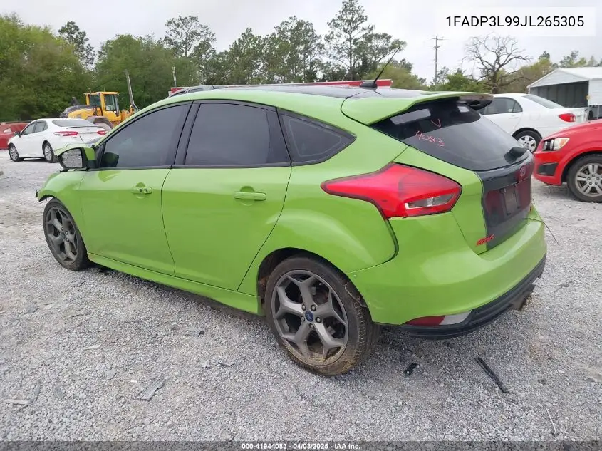 2018 Ford Focus St VIN: 1FADP3L99JL265305 Lot: 41944083