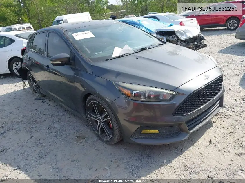 2018 Ford Focus St VIN: 1FADP3L96JL332250 Lot: 42037949