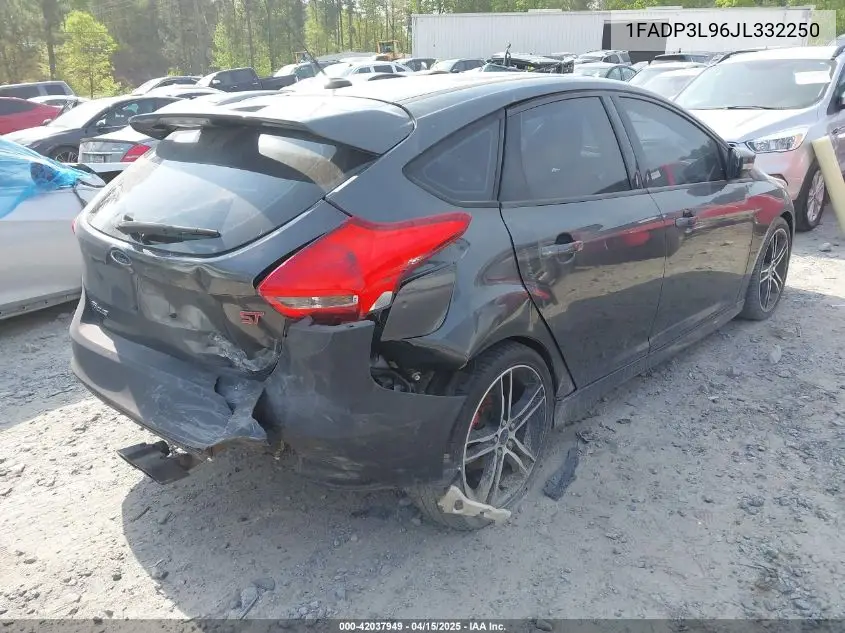2018 Ford Focus St VIN: 1FADP3L96JL332250 Lot: 42037949