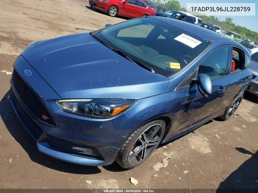 2018 Ford Focus St VIN: 1FADP3L96JL228759 Lot: 42215854