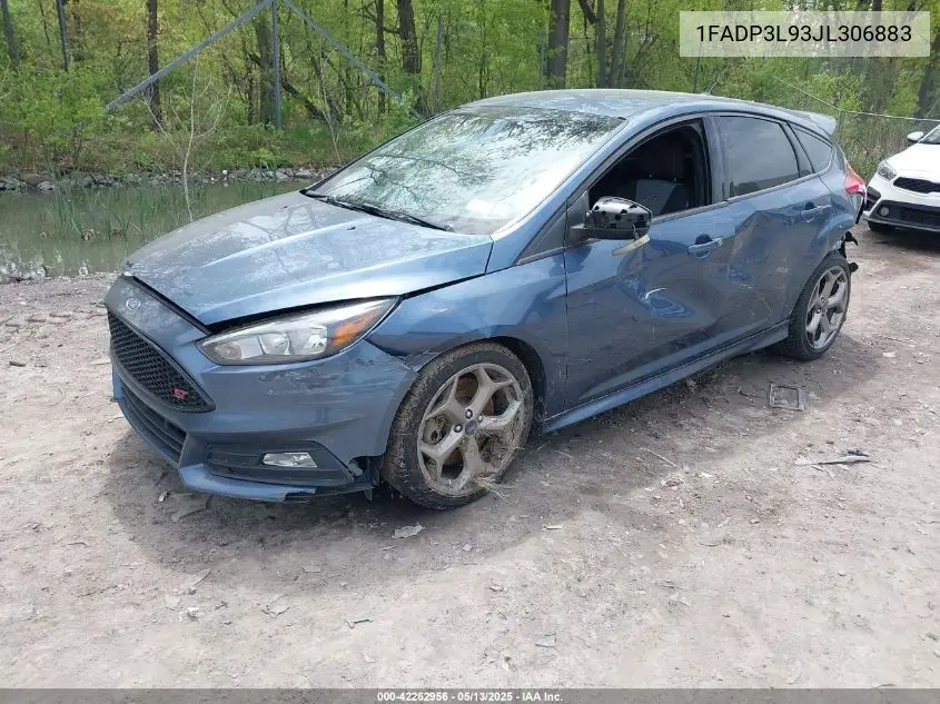2018 Ford Focus St VIN: 1FADP3L93JL306883 Lot: 42262956