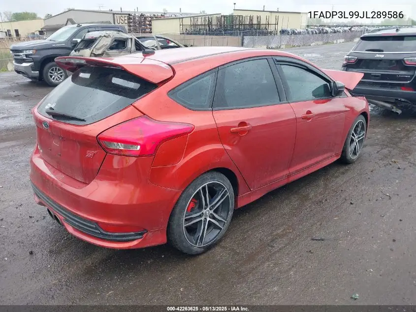 2018 Ford Focus St VIN: 1FADP3L99JL289586 Lot: 42263625