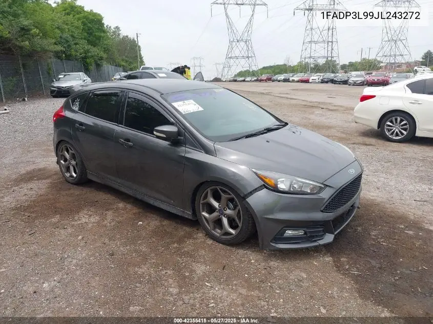 2018 Ford Focus St VIN: 1FADP3L99JL243272 Lot: 42355415