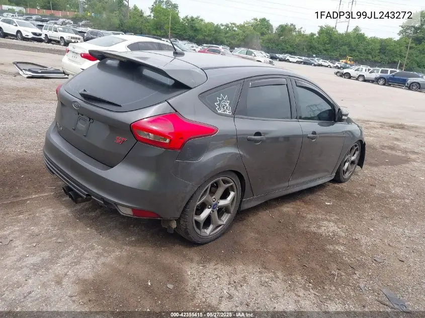 2018 Ford Focus St VIN: 1FADP3L99JL243272 Lot: 42355415