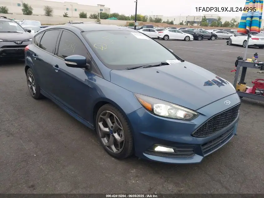 2018 Ford Focus St VIN: 1FADP3L9XJL244995 Lot: 42415284