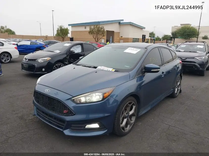 2018 Ford Focus St VIN: 1FADP3L9XJL244995 Lot: 42415284
