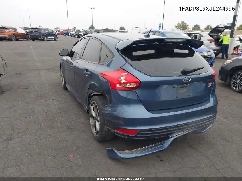 2018 Ford Focus St VIN: 1FADP3L9XJL244995 Lot: 42415284