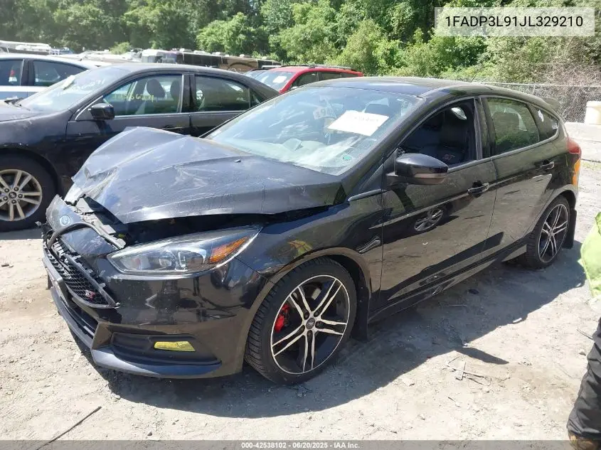 2018 Ford Focus St VIN: 1FADP3L91JL329210 Lot: 42538102