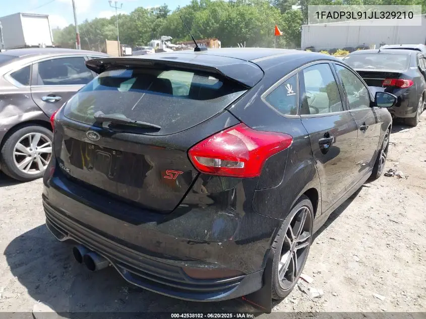 2018 Ford Focus St VIN: 1FADP3L91JL329210 Lot: 42538102