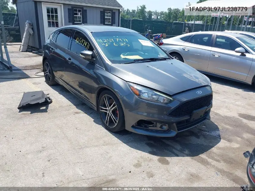 2018 Ford Focus St VIN: 1FADP3L97JL238779 Lot: 42547471