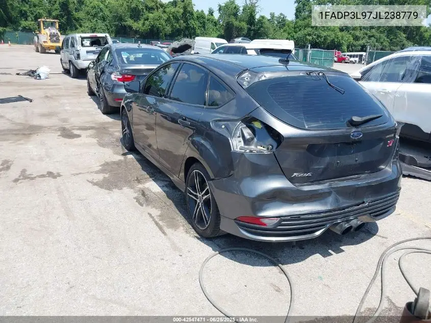 2018 Ford Focus St VIN: 1FADP3L97JL238779 Lot: 42547471