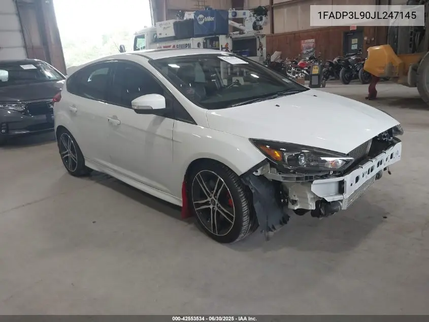 2018 Ford Focus St VIN: 1FADP3L90JL247145 Lot: 42553534