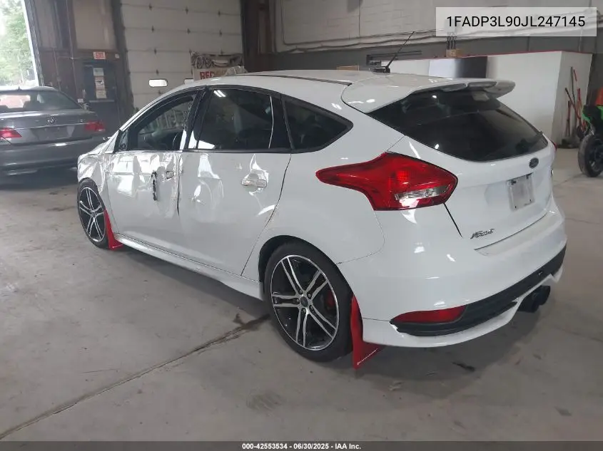 2018 Ford Focus St VIN: 1FADP3L90JL247145 Lot: 42553534