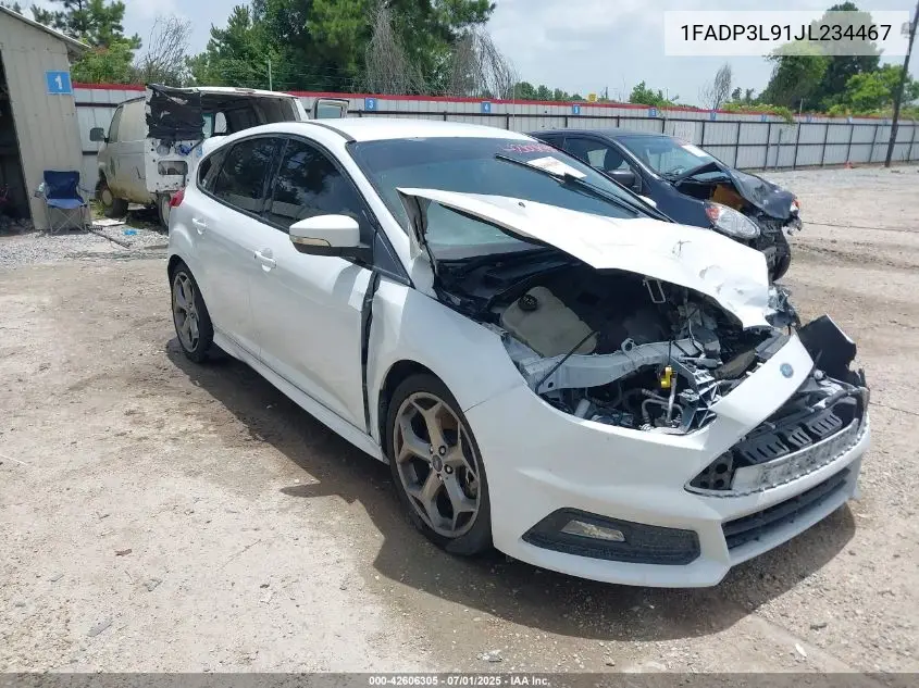 2018 Ford Focus St VIN: 1FADP3L91JL234467 Lot: 42606305