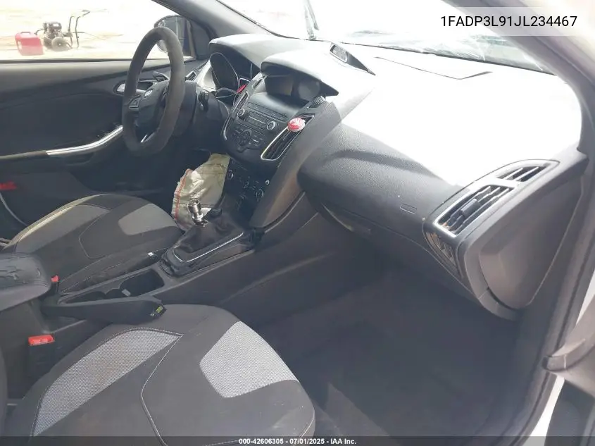 2018 Ford Focus St VIN: 1FADP3L91JL234467 Lot: 42606305