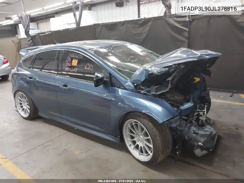 2018 Ford Focus St VIN: 1FADP3L90JL278816 Lot: 42641888