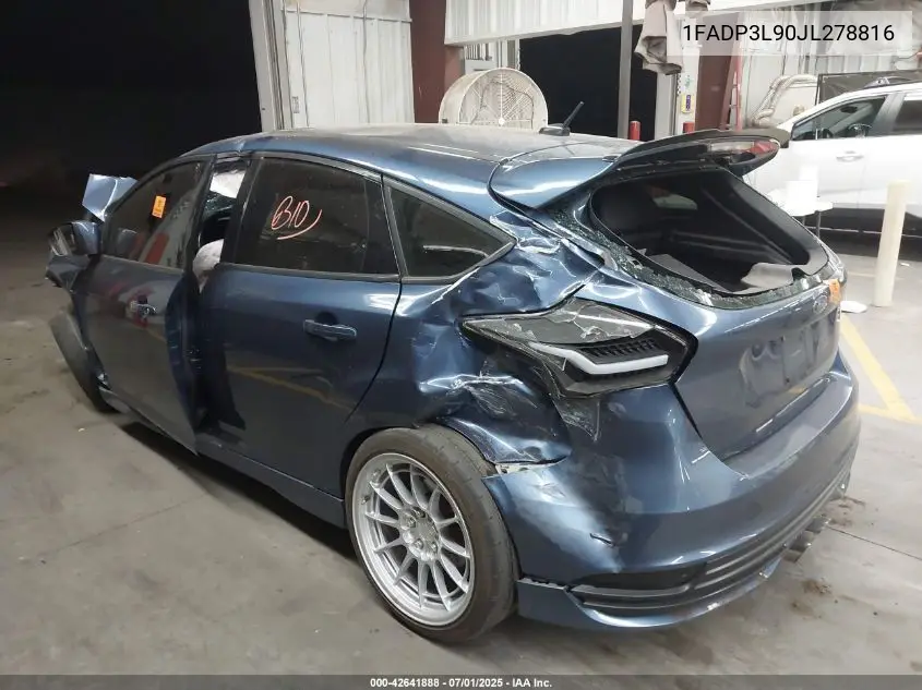 2018 Ford Focus St VIN: 1FADP3L90JL278816 Lot: 42641888