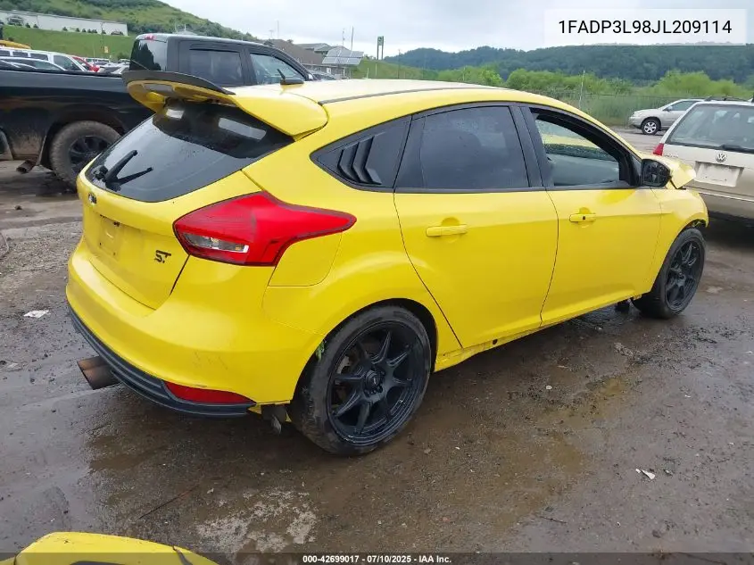 2018 Ford Focus St St VIN: 1FADP3L98JL209114 Lot: 42699017