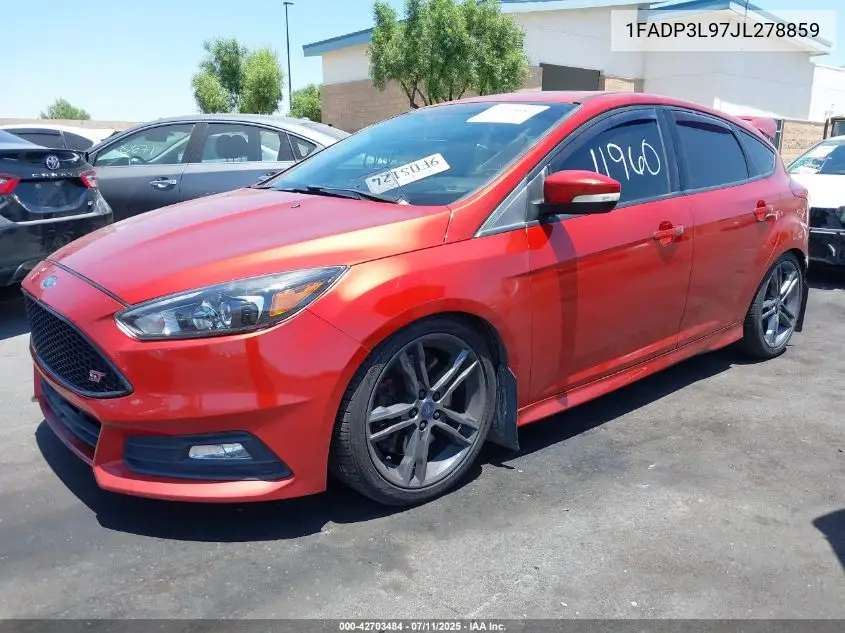 2018 Ford Focus St VIN: 1FADP3L97JL278859 Lot: 42703484